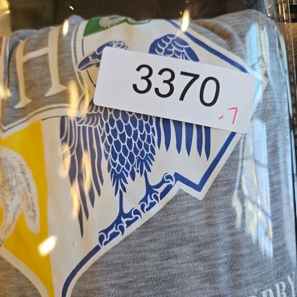 Harry Potter Hogwarts Alumni Long Sleeve Shirt  Gray junior girls size Large - Picture 5 of 5